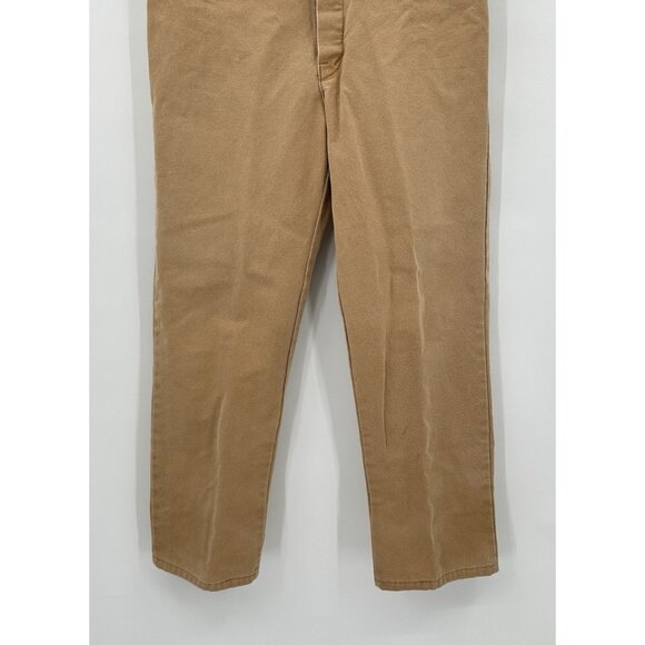 vintage WAH MAKER frontier pants trousers canvas western back buckle khaki 34 - Picture 3 of 10